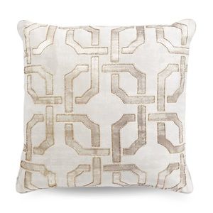 Hotel Collection Fresco Geo-Print Square Cushion
